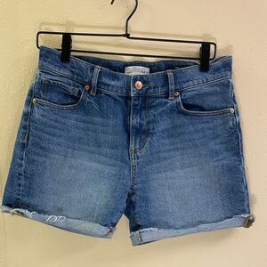 LOFT JEAN SHORTS Blue Women